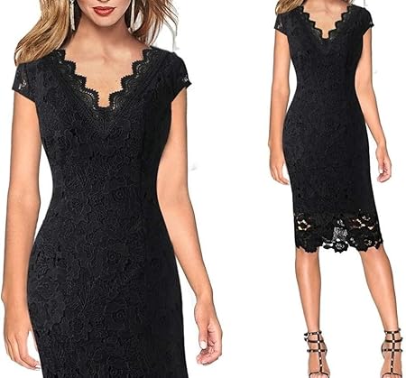 amazon black cocktail dresses