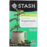 Stash Premium Herbal Tea Caffeine Free Peppermint, Pack of 2