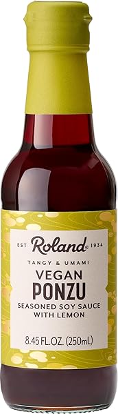 ROLAND FOODS VEGAN PONZU SEASONED SOY SAUCE WITH...