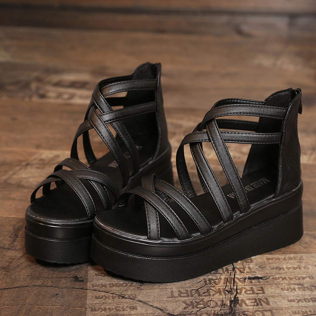 kaaum women's crystal platform sneakers