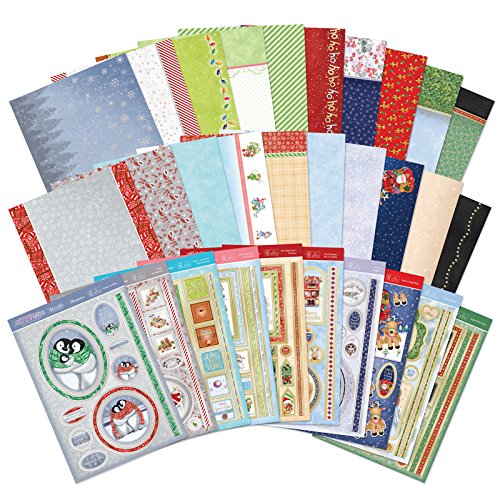 Hunkydory Crafts 2017 Cuddly Christmas Luxury Topper Collection Christmas Card Kit