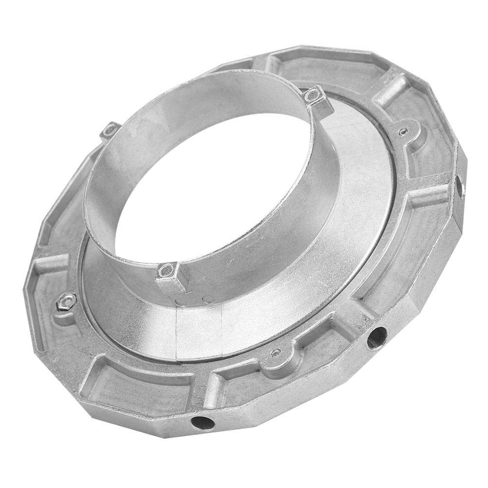 Softbox Speedring Adapter, Metal Speed Ring Adapter for Bowens Mount Softbox, Flashlite, for Studio Photography
