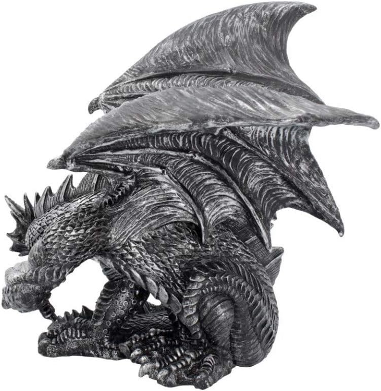 Nemesis Now Obsidian Figurine 25cm Silver, Resin, One Size - Image 5