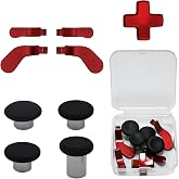 9in1 Elite Paddles/Thumbsticks/D-Pads for Xbox Elite Series 2 Controllers | Replacement Paddles, Thumbsticks and D-Pads Compatible with Xbox Elite Series 2 and Core Controllers,Easy to Install,Red