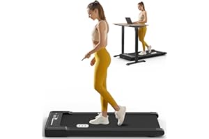 Redliro Walking Pad Treadmill Under Desk, Portable Mini Treadmill with Remote Control, 265lbs Max Weight, Installation-Free Jogging Machine for Home/Office