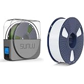 SUNLU S1 Plus Dry Box Grey, 3D Filament Storages with PLA Plus 1.75mm White