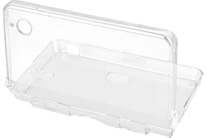 Hard Shell Clear Crystal Case Cover for NDSi XL & NDSi LL, Transparent Case Anti-Fingerprint Anti-Scratch Hard PVC Shell for 