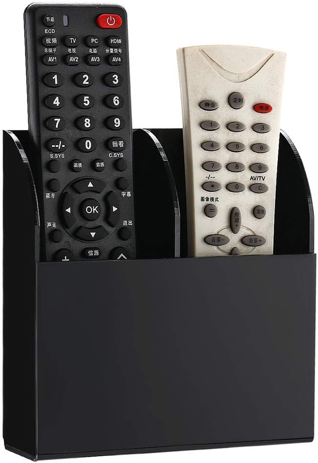 Best Remote Control Holder Wall Mount Media Organizer Storage Box