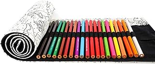 You&Lemon Stifterolle 72 Stifte Leinwand Pencil Wrap Roll up Stifterolle Buntstifte Bleistift Wrap