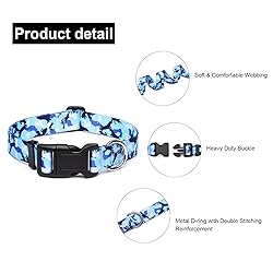 Suredoo Adjustable Dog Collar with Patterns, Ultra