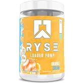 Ryse Loaded Pump Pre Workout Powder - Orange Cream - No Caffeine Stimulant Free Formula for Pump, Power &amp; Endurance - L-Citrulline, PeptiPump, Betaine Anhydrous, Taurine &amp; AstraGin - 25 Servings