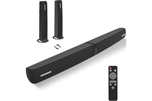 Assistrust Floorstanding Speakers, 90W Sound Bar, 2.0CH Soundbar for TV with Bluetooth/ARC/Opt/AUX Connect, Soundbar for Ster