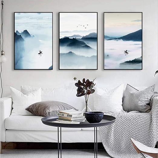 Nr Paisaje De Montana Tradicional Chino Arte De La Pared Pintura