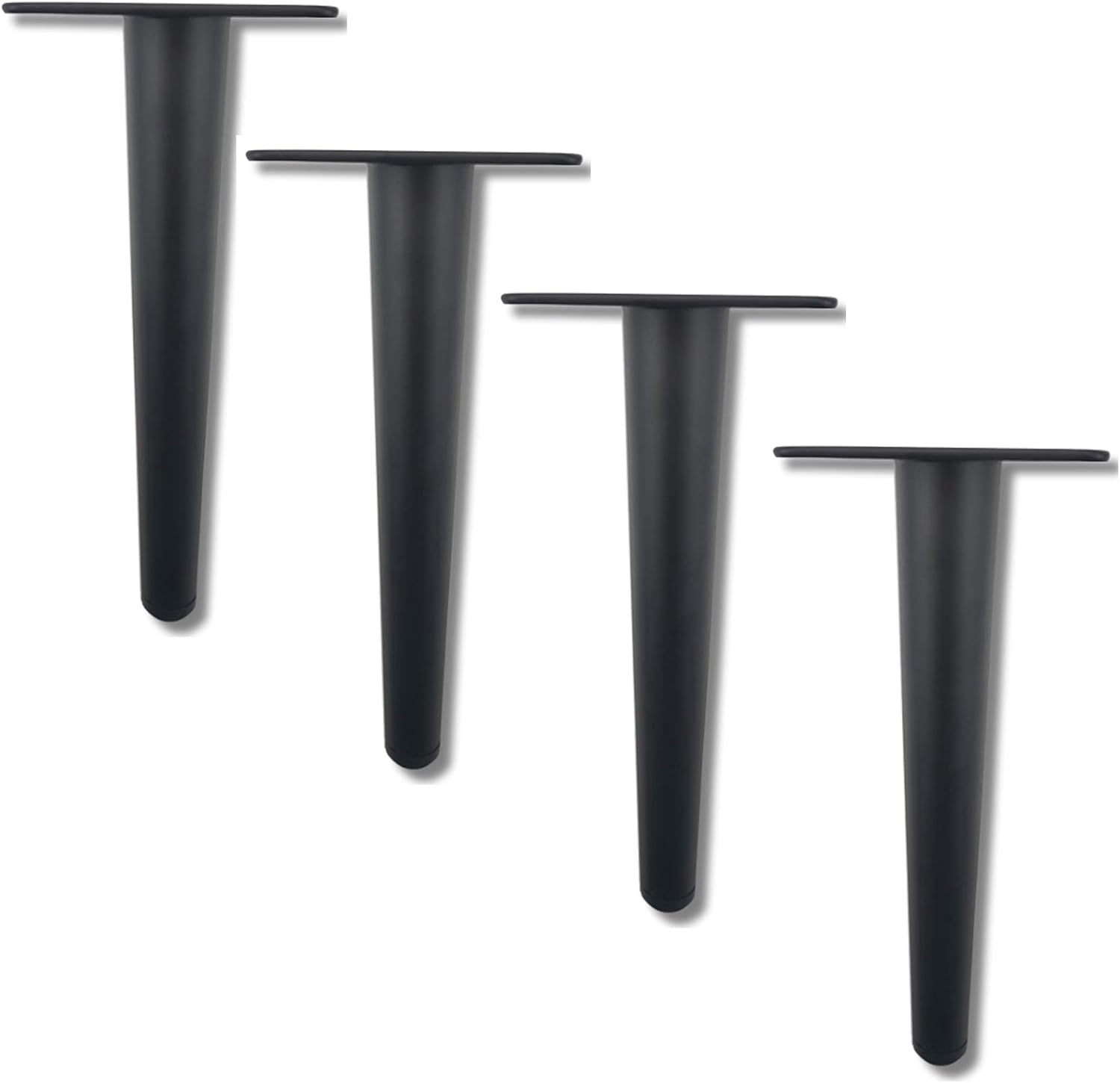 4 Metall Möbelbeine,Schwarze Möbelfüße,Austauschbare Möbelfüsse