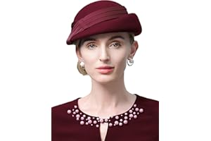 HIMESPORT Women Wool Felt Ribbon French Fashion Vintage Millinery Beret Hats Top Cap Ladies Party Wedding Fedoras Chapeau