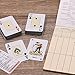 Entertaining with Caspari Bridge Playing Cards Gift Set, Jumbo Type, Chrysanthemums