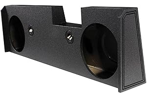 Q POWER QPower Dual 12" Q Bomb Subwoofer Box for GMC/Chevy 14-16 4-Door Crew Cab Trucks