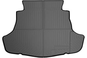 Mixsuper Custom Fit Cargo Liner for 2018-2023 2024 2025 Toyota Camry & Avalon 2019-2022 All Weather Trunk Mat TPO Durable Odorless 3D Rear Trunk Liner Cargo Mat Black
