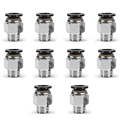 CNAODUN 10 Pcs Push-to-Connect Fittings 3/8 Inch