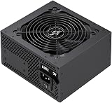 JUSTOP 750W PSU ATX 120mm Fan 8-Pin 12V 6+2 PCI-E 6x SATA UKCA CE view 3