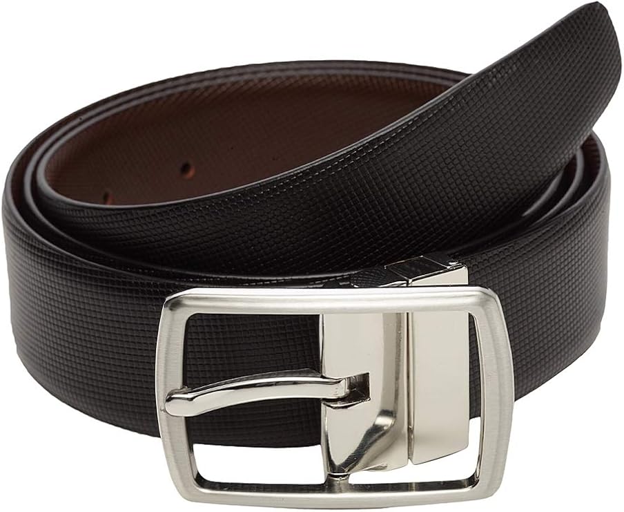 Buy WELBAWT Reversible Pure Leather Formal Black/Brown Belt For Men