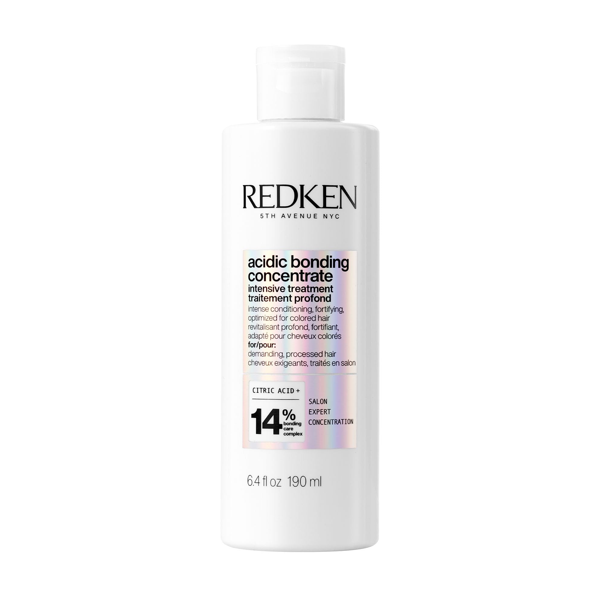 REDKEN Acidic Bonding Concentrate Intensive Pre-Treatment, Repairs Broken Bonds, For Damaged Hair, Bonding Care, 190ml