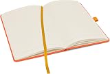 Notes London Eco A5 Notebook with Lined Pages Hardback Pen Loop Ribbon view 3