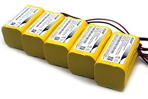 elxjar (5-Pack) 4.8V 800mAh Ni-CD Battery Pack Replacement for Astralite 20-0001 Day-Brite A15032-1 CXL6VBXT CXXL3GW, Lithonia A15032-1 Osi OSA004 Powersonic A150321 Emergency Exit Light