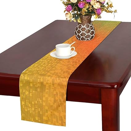 Amazon Com Wbsndb Pink Blue Green Orange Yellow Table Runner