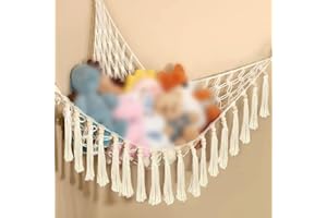 Room Decor Storage Hammock or Net Corner Stuffed Animals, Cute Stuff Animal Organizer Holder, Cute Room, Bedroom Home Decor,B