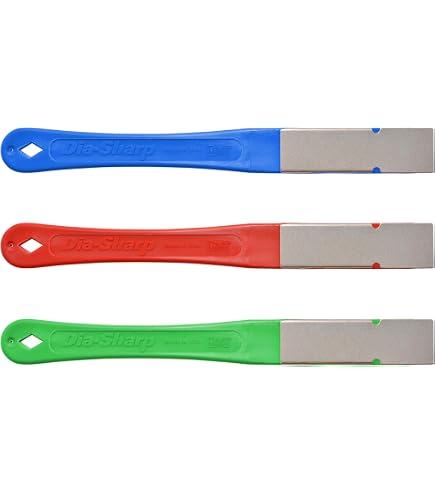EZE-LAP Coarse Grit Diamond Needle File Set - Sharpening Tools - 6