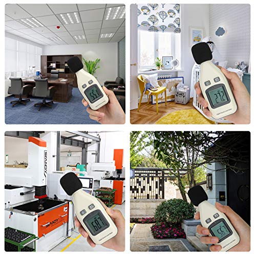 Decibel Meter Sound Meter 30130 dB Noise Meter Max/Min/Data Hold Sound