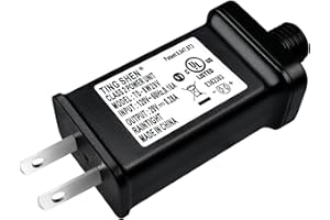 NEHBUJIN 29V 0.28A 8W Class 2 Power Unit Model TS-8W29V LED Transformer Raintight IP44 US Plug Adapter, Seasonal-Use LED Driver for Ting Shen Replacement Parts String Light, Holiday Lighting