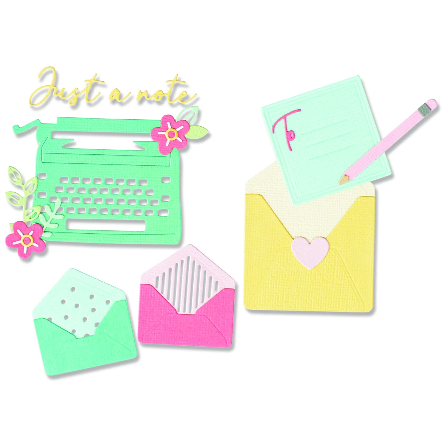 Sizzix Thinlits Die Set 16PK You've Got Mail by Olivia Rose, 665820