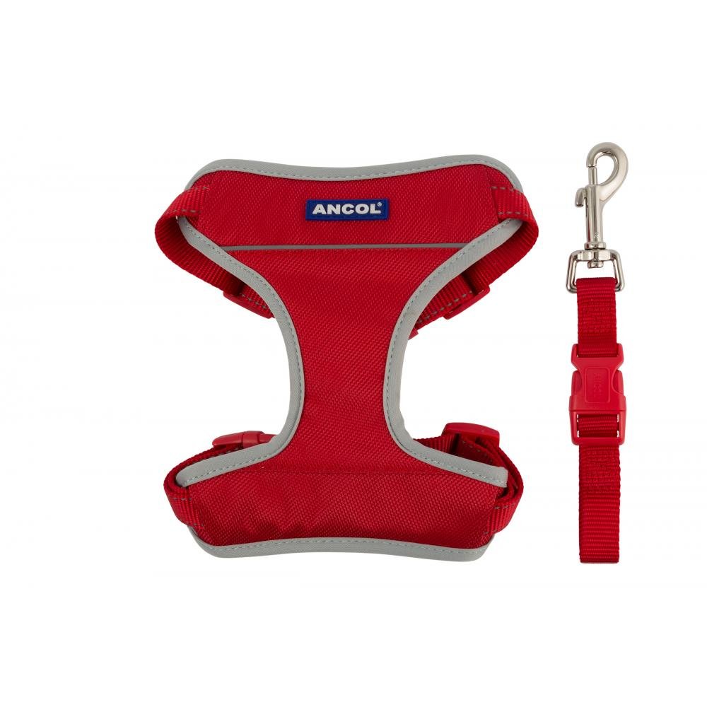 Ancol Travel Dog Harness, Small Red
