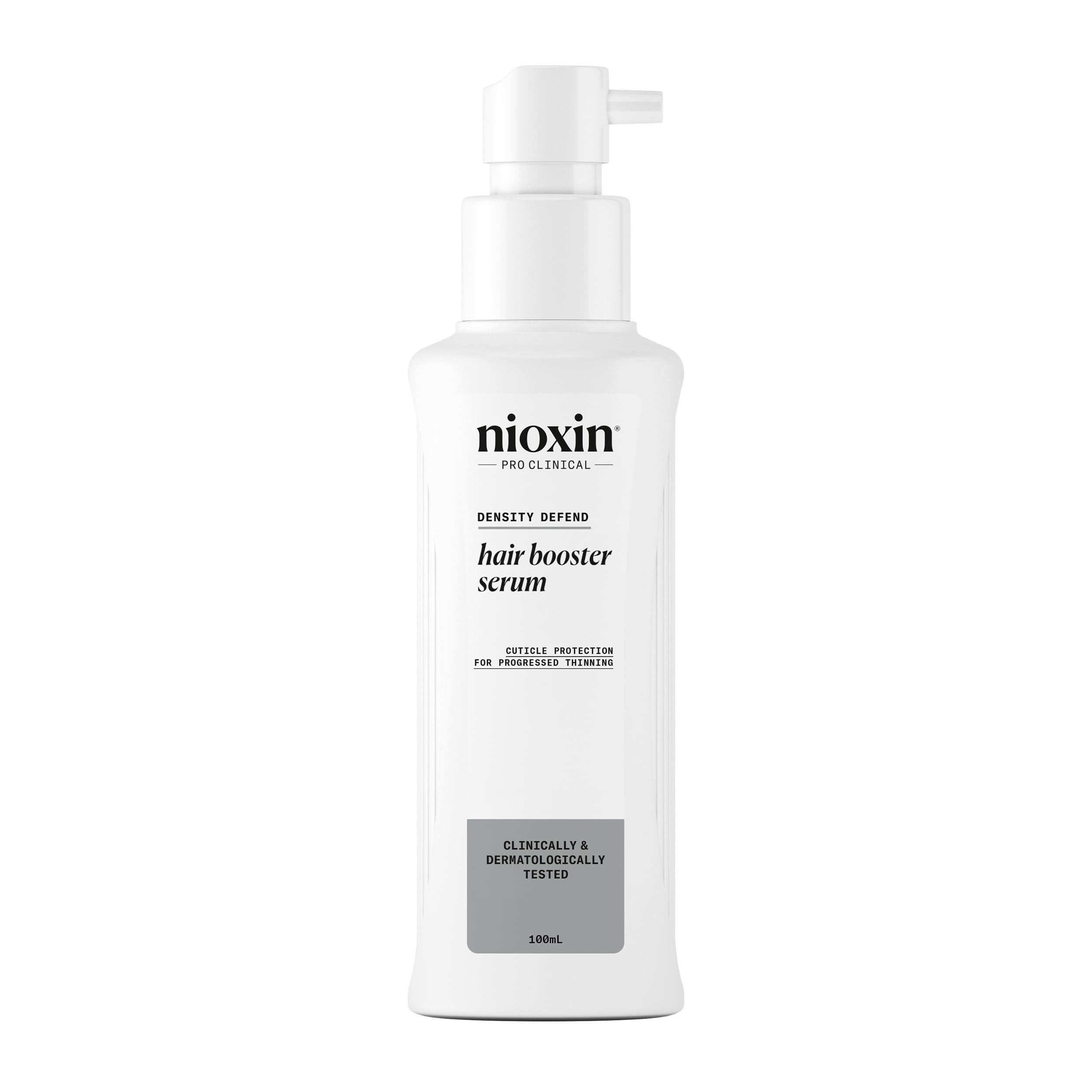 Nioxin Hair Booster Serum - Advanced Leave-In Deep Conditioning Hair Treatment for Progressed Thinning - with Peppermint Oil (100ml)