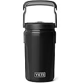 YETI Silo 40 oz Insulated Magslider Straw Cap Water Jug – Leakproof, Lightweight Sports Bottle with Fence Hook Handle – Keeps Drinks Ice-Cold – Ideal for Gym, Sports & Tournaments, Black