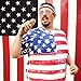 The Patriot - Terry Cloth Sweatband/Headband, True 'Merica (Red/White/Blue)