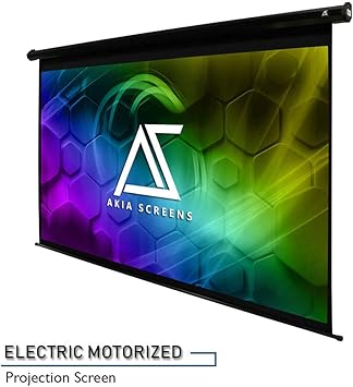 Amazon Com Akia Screens 110 Inch Motorized Electric Projector