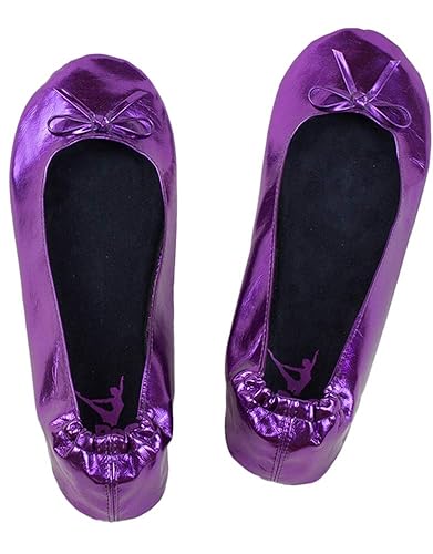 Faltbare Ballerinas Schuhe von Ballerina2Go - rollbare Wechselschuhe Afterparty flache Schuhe guenstig zum mitnehmen Schuhe z