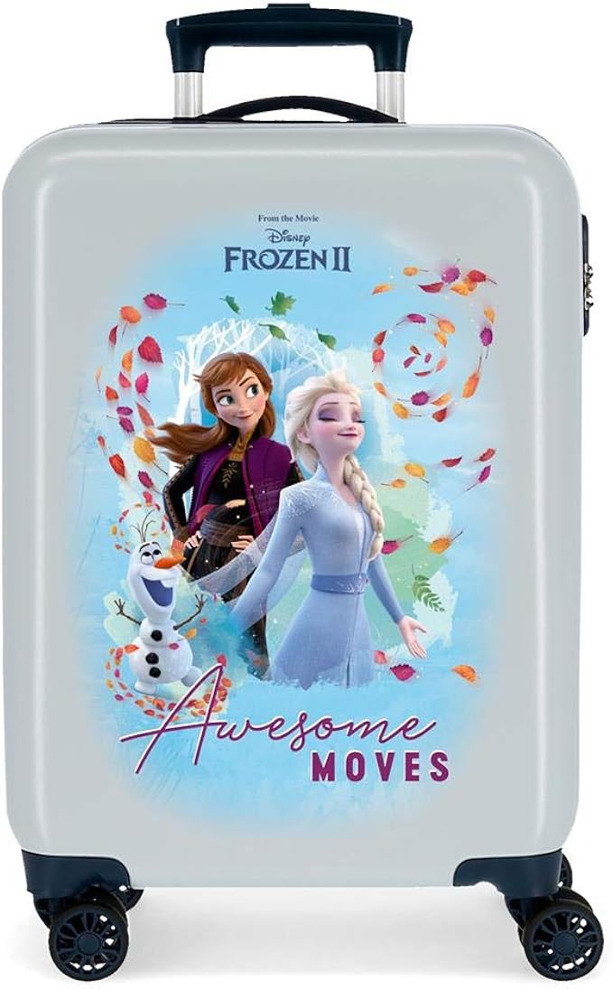 Disney Frozen Awesome Moves Blue Cabin Suitcase 38x55x20 cm Rigid ABS