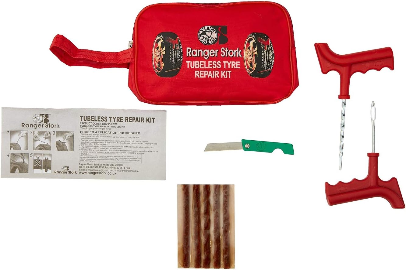 Tyre Doctor Tyre Puncture Repair Kit With 5 Strings