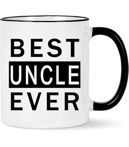 Creator's Cove Tasse à Café Bicolore Avec Inscription « Uncle