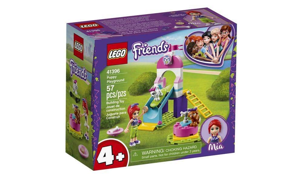 LEGO Friends Puppy Playground 41396 Starter Building Kit; Best Animal Toy Featuring Friends Character Mia, New 2020 (57 Pieces)