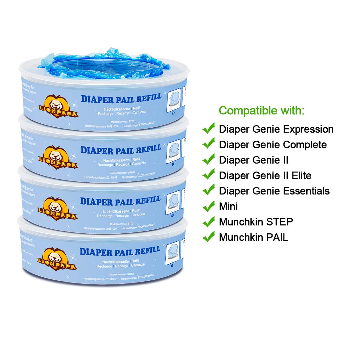 diaper genie refill 8 pack