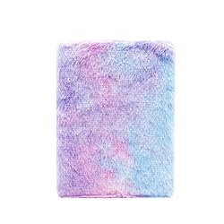 Fuzzy Plush Notebook Journal Cute Rainbow Unicorn