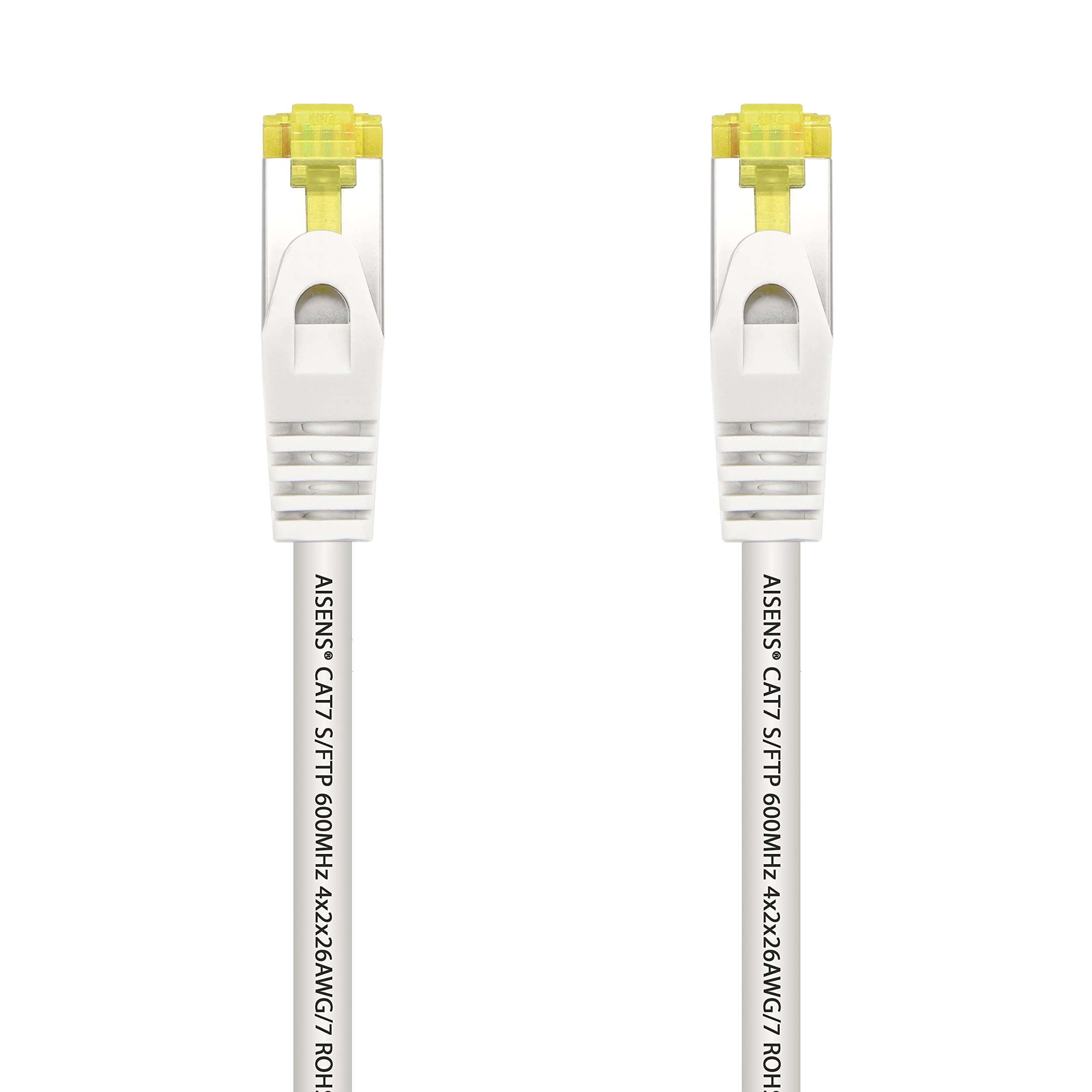 AISENS A146-0491 RJ45 LSZH Cat.7 600MHz S/FTP PIMF AWG26 White 2m