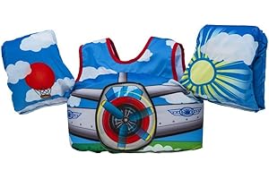 Body Glove Paddle Pals Motion Life Jackets - The Safest Patented U.S. Coast Guard Approved Kids Swim Vest 33-55 LBS