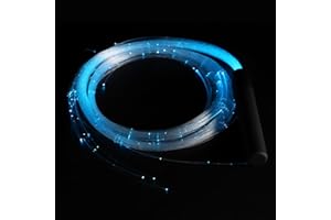 MECCANIXITY LED Fiber Optic Whip Dance, 6ft 7 Colors 22 Rainbow Lights Effect Modes Pixel Glow Whip for Dancing Party Gift