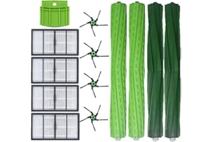 Replacement Parts Roller Brush Side Brush Filter Dust Bag Baffle Comb for Roomba S9 (9150) S9 Plus (9550) Wi-Fi Connected Rob